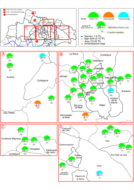 Blanda ( < 5 ºF) Dura (10-20 ºF) Mineralización Baja BCD 26 27 28