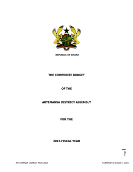 The Composite Budget of the Akyemansa District