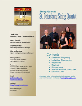 String Quartet