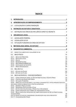 RIMA) É Fruto Da Exigência Estabelecida Em Leis, Que Se Consolidaram Com O Continuo Avanço Da Consciência Quanto a Qualidade Do Meio Ambiente No País