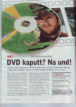 DVD Kaputt? Na Und!