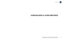 Stakeholders & Other Meetings
