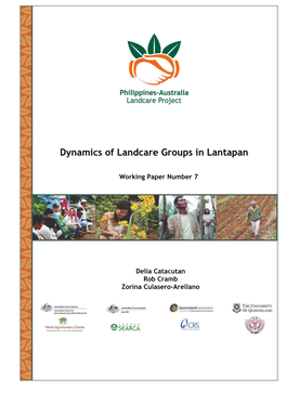 Dynamics of Landcare Groups in Lantapan