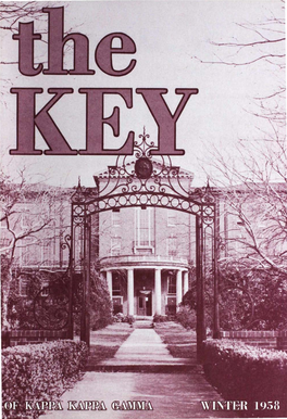 THE KEY VOL 75 NO 4 WINTER 1958.Pdf