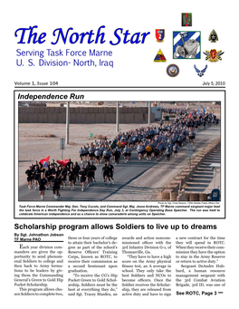 Independence Run Scholarship Program Allows Soldiers To