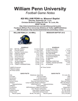 FB Game Notes.Indd