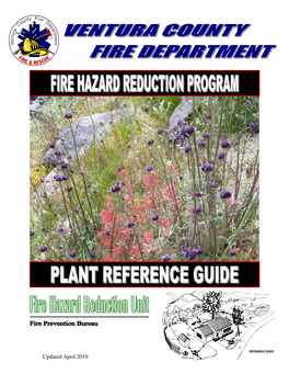 Plant Reference Guide Is Intended As a Reference Guide for Commonly Used Native and Ornamental Plants