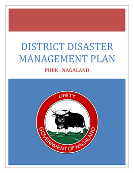 District Disaster Management Plan