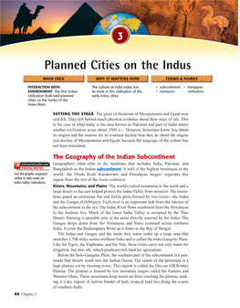 Planned Cities on the Indus THAR P S LA