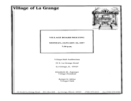 Village of La Grange