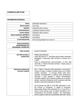 Curriculum Vitae