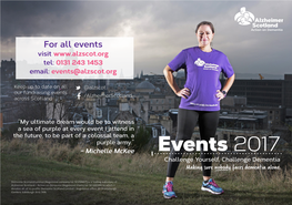 Events 2017 Challenge Yourself, Challenge Dementia