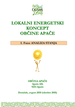 Lokalni Energetski Koncept Občine Apače I