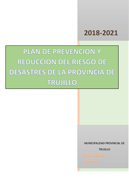 Plan De Prevencion Y Reduccion Del Riesgo De