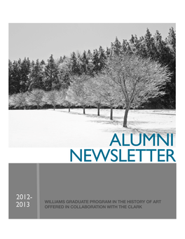 2012-2013 Newsletter