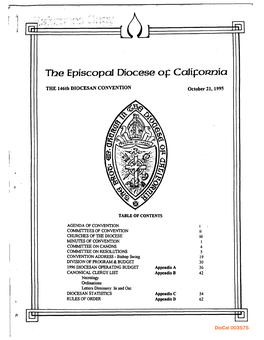 TI~~ Episcopal C?Ioc~S~ O~ Cali.~Or2nia