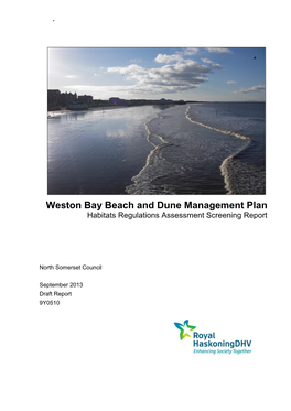 Weston Bay BMP HRA Screening Draft V6