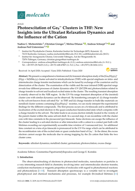 Photoexcitation of Ge9- Clusters In