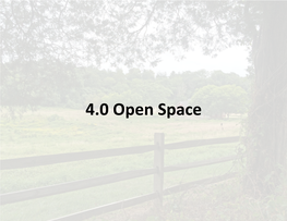 4.0 Open Space