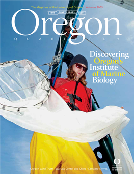 Discovering Oregon's Institute of Marine Biology