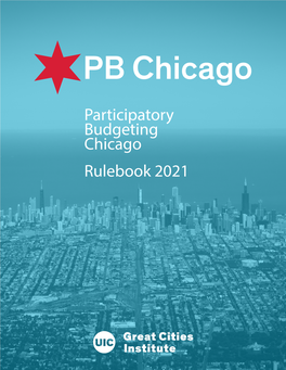 Participatory Budgeting Chicago Rulebook 2021