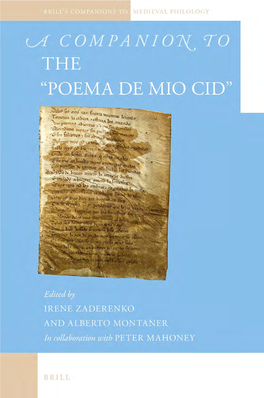 The Poema De Mio Cid As Text: Manuscript Transmission and Editorial Politics 43 Alberto Montaner