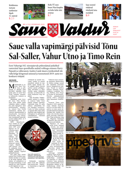 Saue Valla Vapimärgi Pälvisid Tõnu Sal-Saller, Vahur Utno Ja Timo Rein