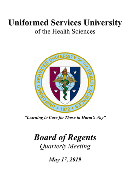 USU BOR May 2019 Meeting Materials