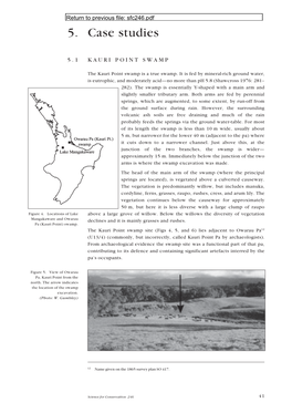 Management of Wetland Archaeological Sites in New Zealand