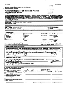 National Register of Historic Places Registration Form REGISTER