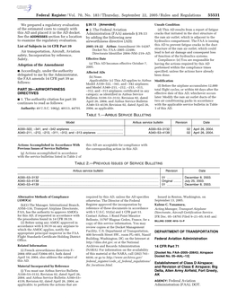 Federal Register/Vol. 70, No. 183/Thursday, September 22, 2005/Rules and Regulations