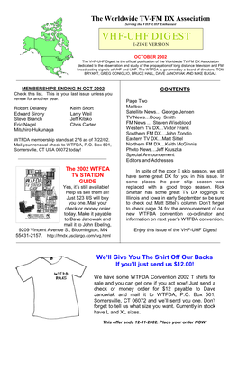 Vhf-Uhf Digest E-Zine Version