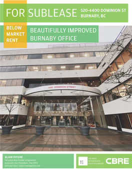 Beautifully Improved Burnaby Office