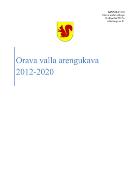 Orava Valla Arengukava 2012-2020