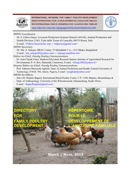 International Network for Family Poultry Development