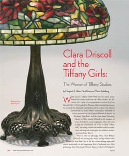 Clara Driscoll and the Tiffany Girls: the Women Oftiffany Studios