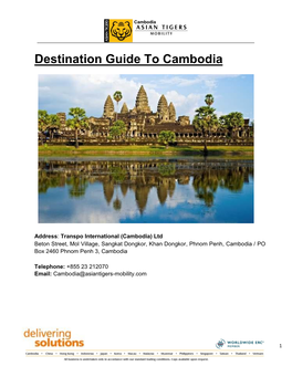 Destination Guide to Cambodia