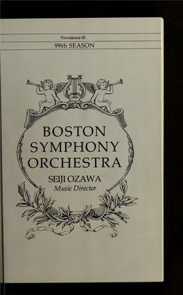 Boston Symphony Orchestra Concert Programs, Season 99, 1979-1980