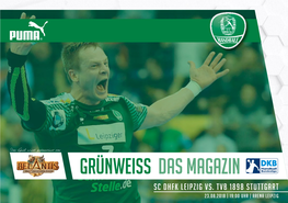 Grünweiss Das Magazin SC DHFK Leipzig Vs