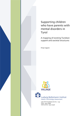 Supporting Children Who Have Parents with Mental Disorders in Tyrol