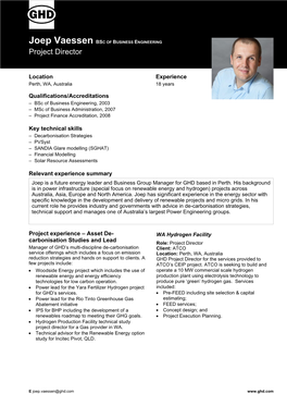 VAESSEN, Joep New CV Template Final.Docx