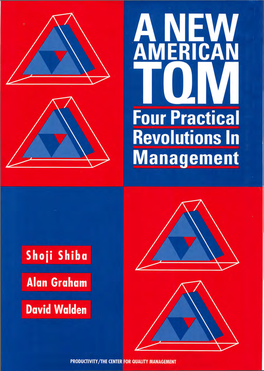 A New American TQM Four Practical Revolutions in Management