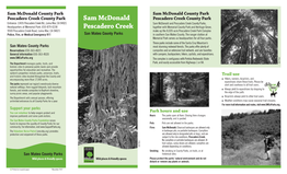 Sam Mcdonald Pescadero Creek
