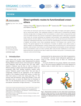 Organic Chemistry Frontiers