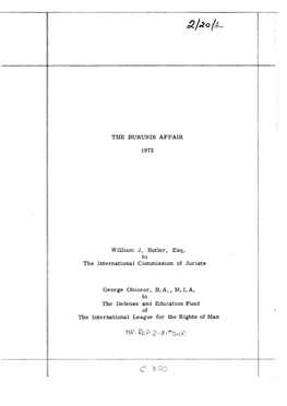 Burundi-Affair-Thematic Report-1972-Eng