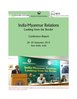 India-Myanmar Relations Looking from the Border