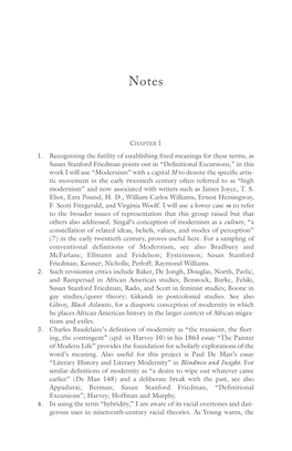 1. Recognizing the Futility of Establishing Fixed Meanings for These Terms, As Susan Stanford Friedman Points out in “Definiti