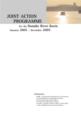 Joint Action Programme for the Danube River Basin 2001-2005
