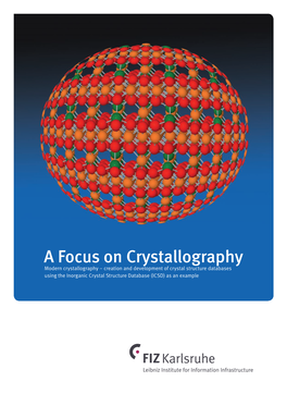A Focus on Crystallography
