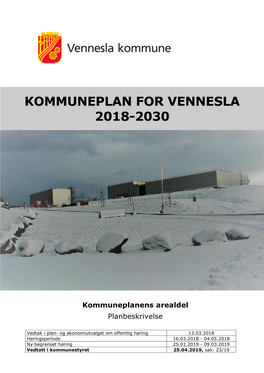 Kommuneplan for Vennesla 2018-2030